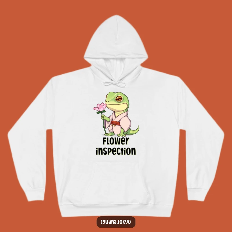 Funny Curious Iguana Kimono Hoodie: Cozy Nature Comfort, Ideal Funny Gift
