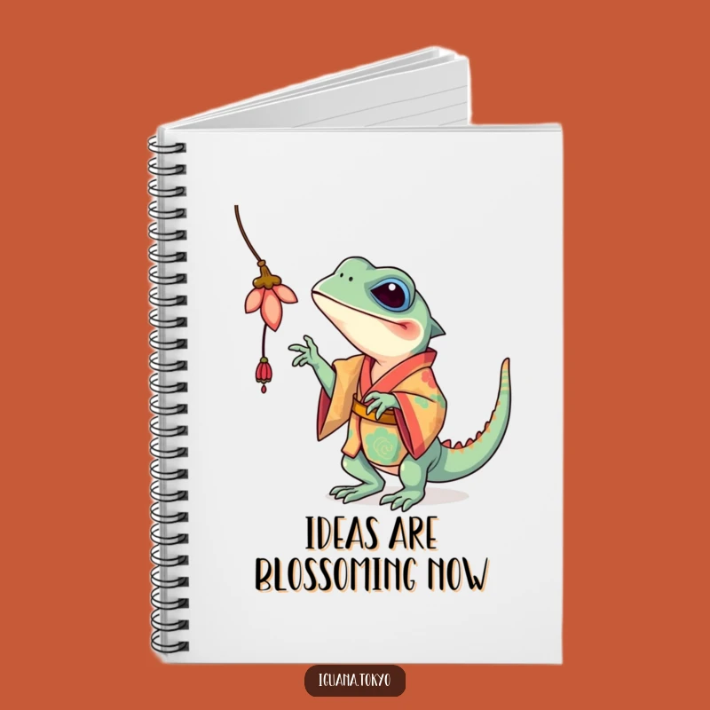 Funny Iguana Flower Batting Notebook: Playful Notes, Creative Funny Gift