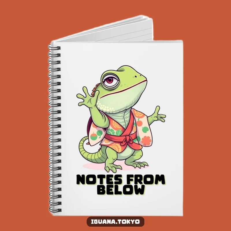 Funny Iguana Handstand Notebook: Jot Down Ideas with Playful Energy